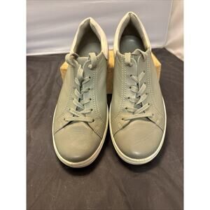 ECCO Soft 7 Women's US 7-7.5 EU 38 Gray Leather Sneakers Casual Walking Shoes